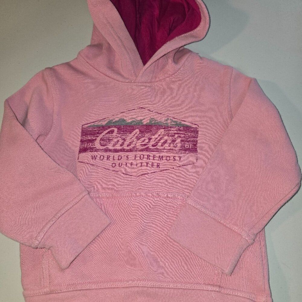 Bundle of 2 Pieces Cabela's Pink Girls XS Hoodie & Old Navy Skinny Jeans 4T